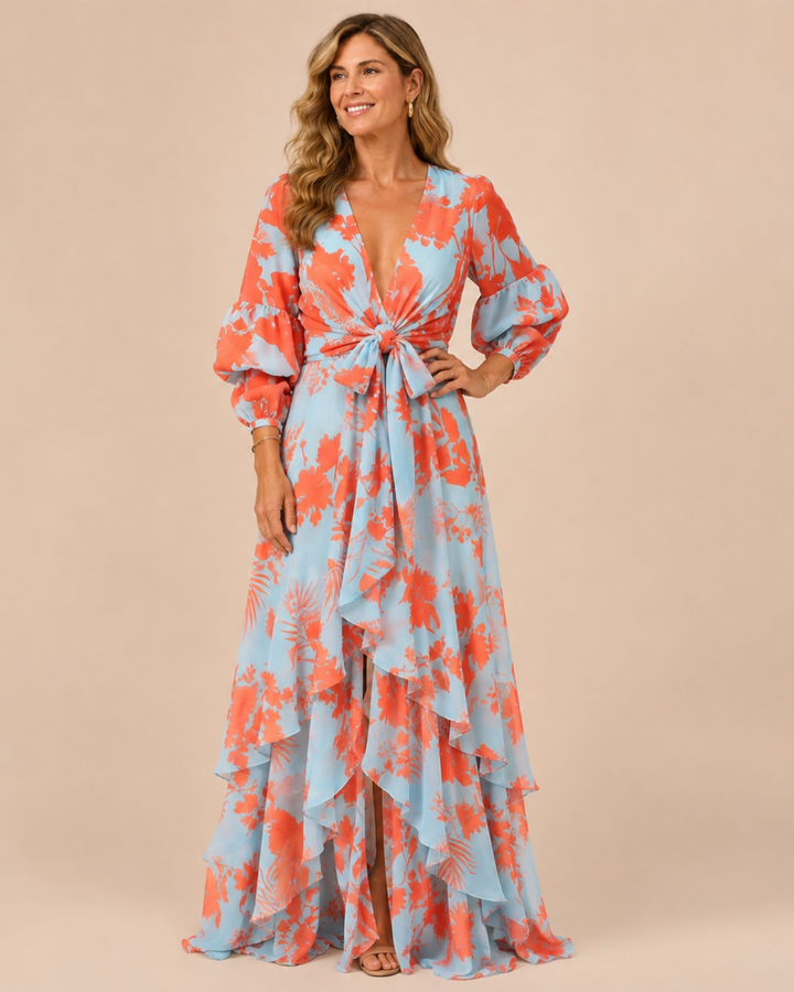 Cassandra Floral Tiered Maxi Dress