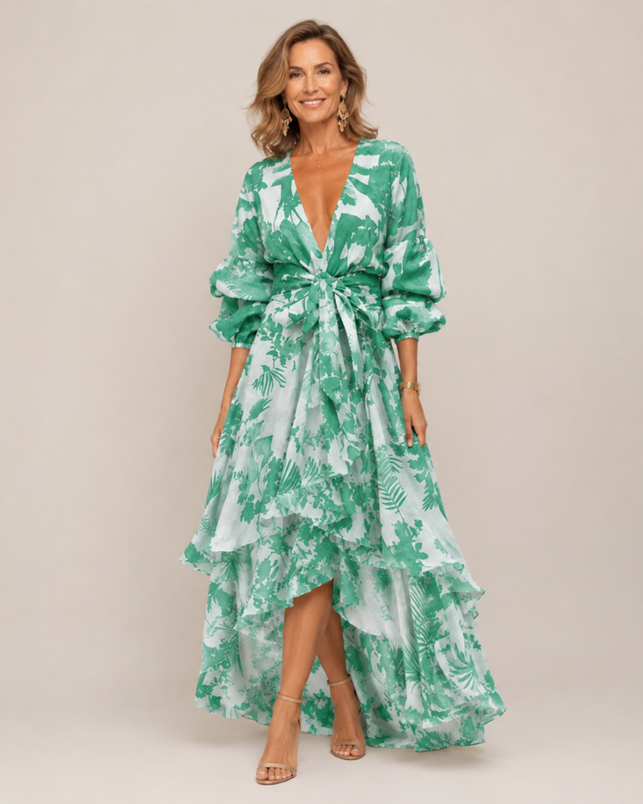 Cassandra Floral Tiered Maxi Dress