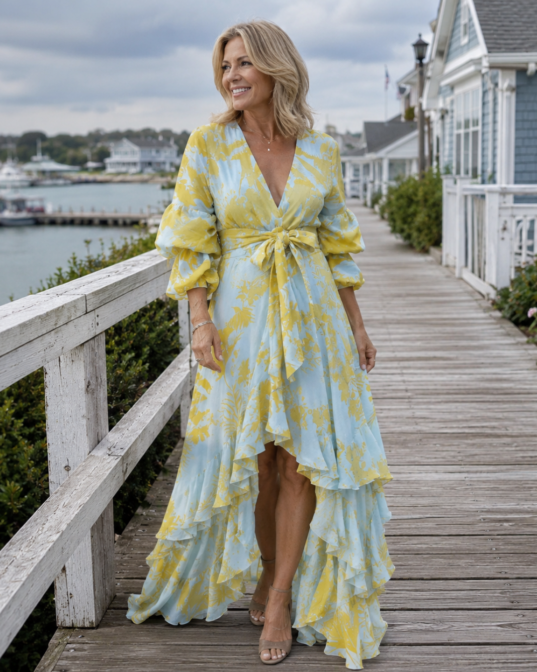 Cassandra Floral Tiered Maxi Dress