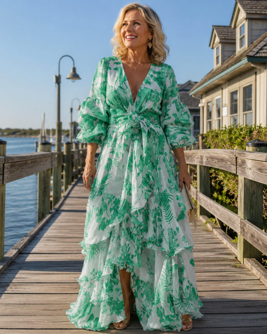Cassandra Floral Tiered Maxi Dress