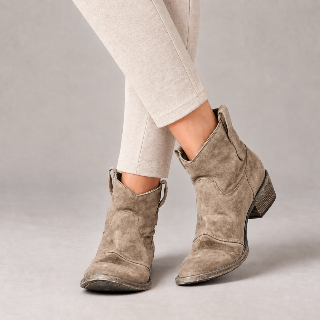 Lucille Women's Soft Suede Western Boots