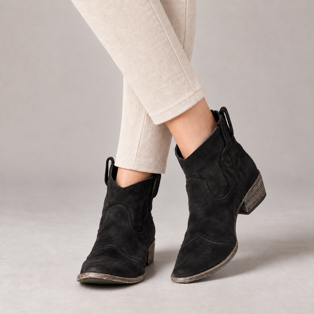 Lucille Women's Soft Suede Western Boots