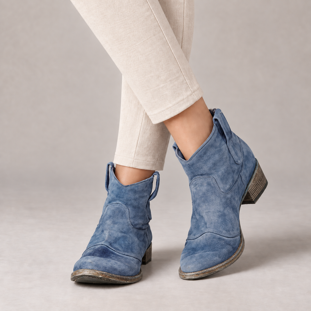 Lucille Women's Soft Suede Western Boots