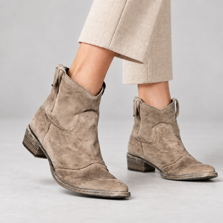 Lucille Women's Soft Suede Western Boots