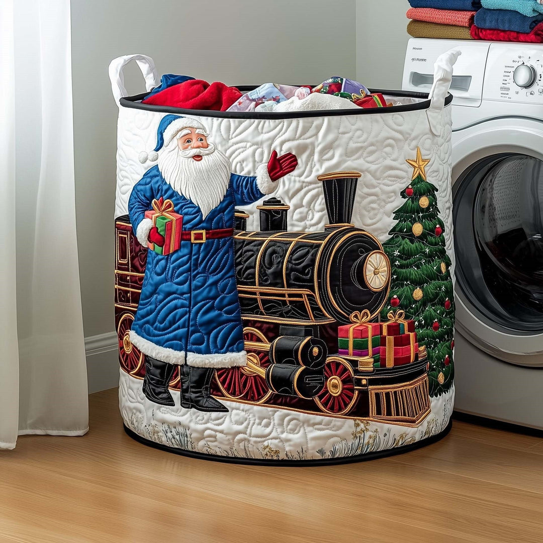 Santa Christmas Express Laundry Basket - 2
