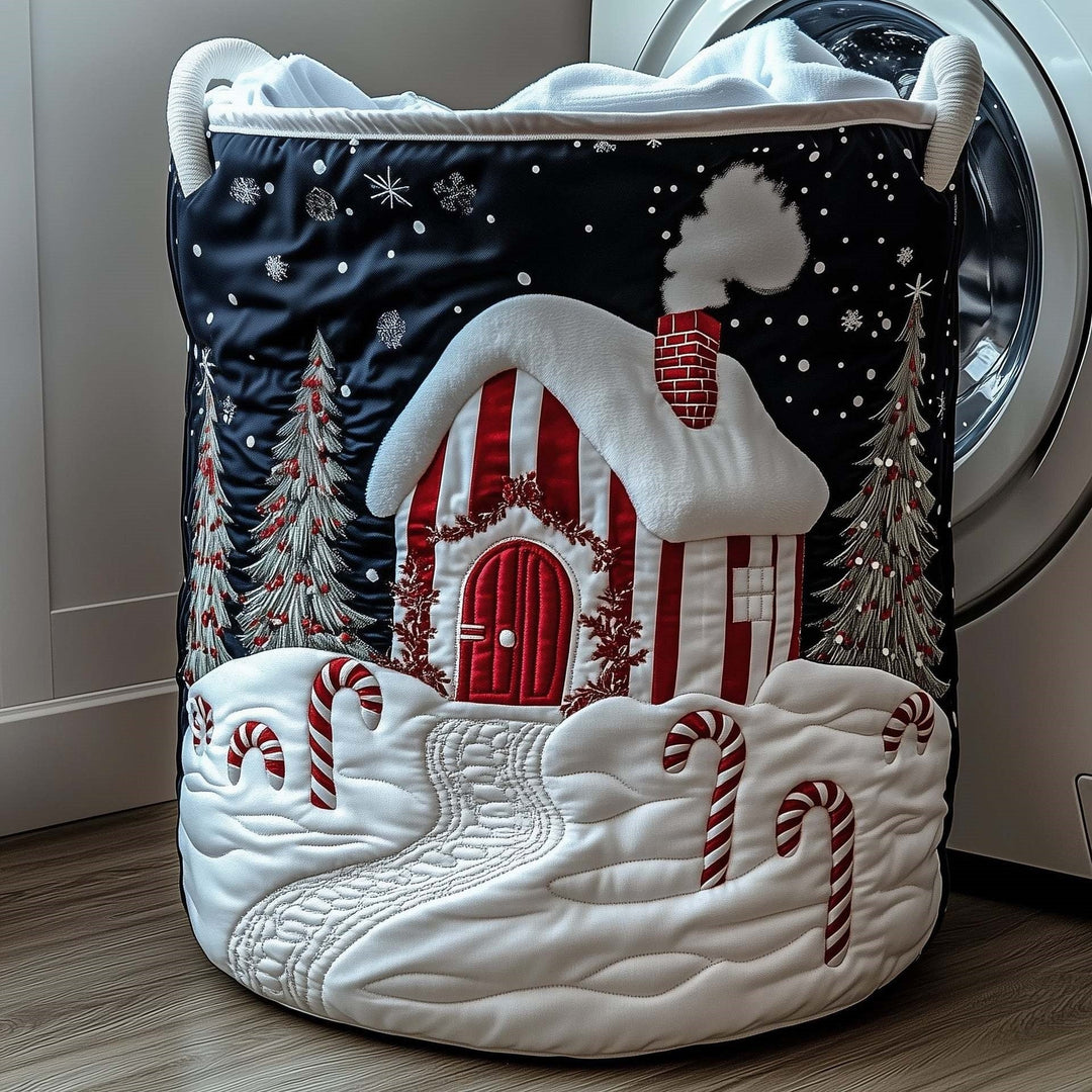 Peppermint Lane Laundry Basket - 2
